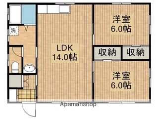 静岡県菊川市本所【一戸建】の間取り