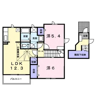 クオリアノーバ【2階】の間取り
