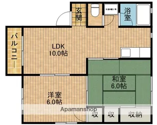 ラルゴ12【2階】の間取り