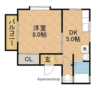 ハーバーシティハウス【1階】の間取り