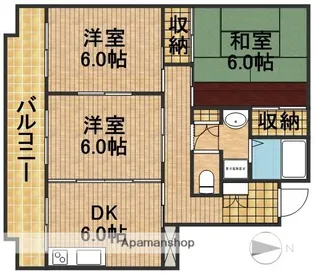 BELLE FORET A【3階】の間取り