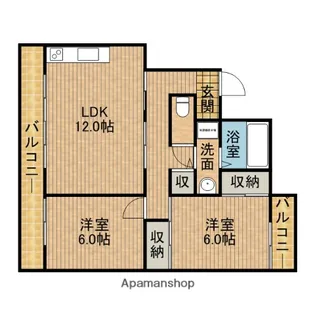 ルミナス【4階】の間取り