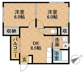 SURPLUSプルミエ【1階】の間取り