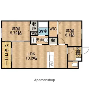 PRECIOUSⅡ【5階】の間取り