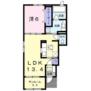 ベル・アルモニーⅢ【1階】の間取り