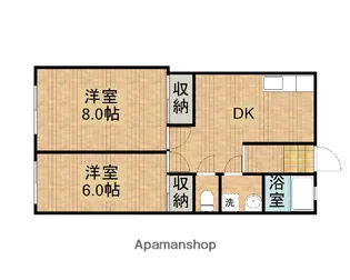 マンションニューエアラ【2階】の間取り