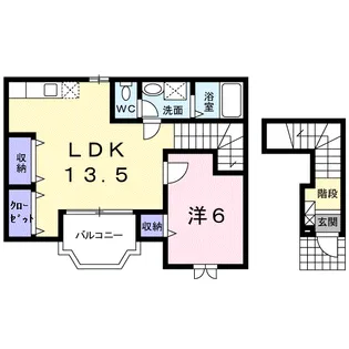 ARCO BALENO【2階】の間取り