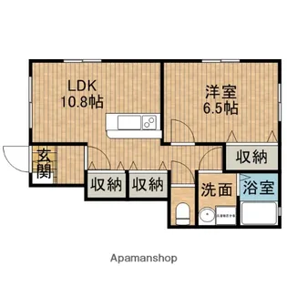 ラヴィベール【1階】の間取り