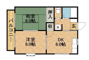 ノーブルビレッヂ【2階】の間取り
