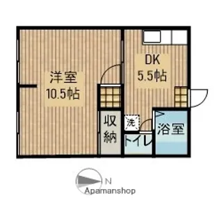 ビオラ【202号室】の間取り