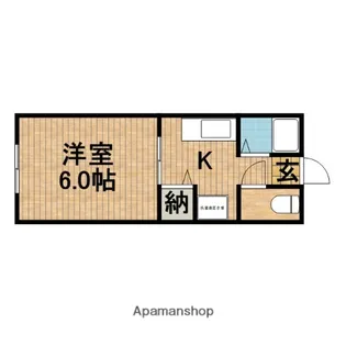 ジュビロⅡ【202号室】の間取り