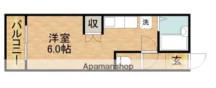 ラベンダータウンB【3階】の間取り