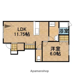 ライフスタイル長尾【1階】の間取り