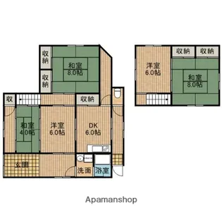 静岡県島田市稲荷3丁目【一戸建】の間取り