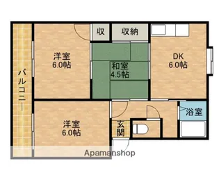 コーポ小林【1階】の間取り