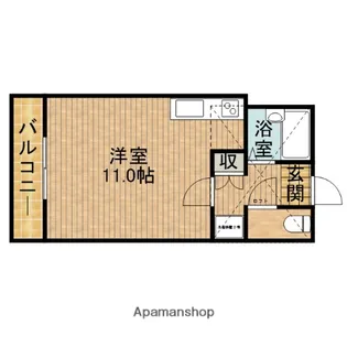 グレートピース【203号室】の間取り