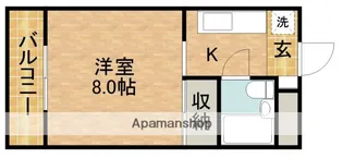 ワイズコレクトA【2階】の間取り