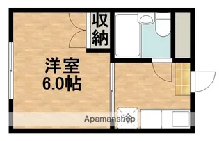 アンクスB【107号室】の間取り