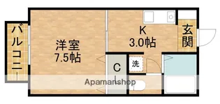 アミティエC【2階】の間取り