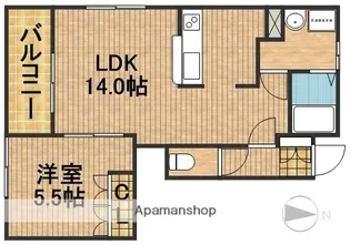 ロココプランB【1階】の間取り