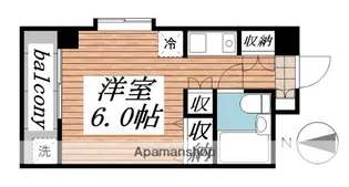 メゾン・ド・アベニュー【415号室】の間取り