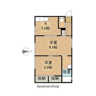 グリーンプラザ【102号室】の間取り