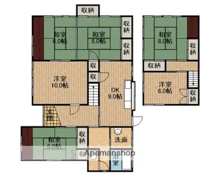 静岡県藤枝市大洲2丁目【一戸建】の間取り