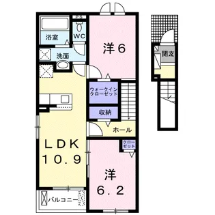 エターナル【202号室】の間取り
