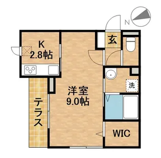 D−HILLS中沢【1階】の間取り