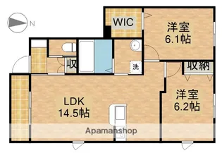ベルメゾン【1階】の間取り