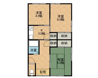 静岡県藤枝市高柳3丁目【一戸建】の間取り
