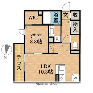 グランヴィラージュ【1階】の間取り