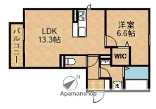 リュミエール【2階】の間取り