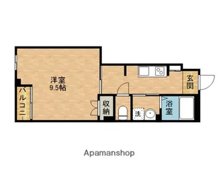 ハピネス【101号室】の間取り