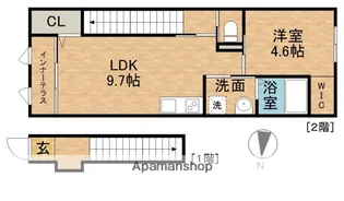 CONFORTO原島【2階】の間取り