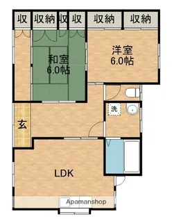 静岡県掛川市富部【一戸建】の間取り