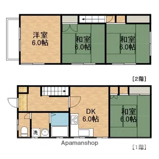 静岡県掛川市紺屋町【一戸建】の間取り