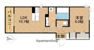 ソレイユ【1階】の間取り