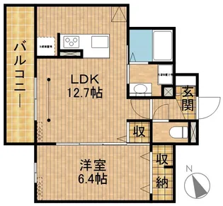 静岡県浜松市中央区鴨江2丁目【アパート】の間取り
