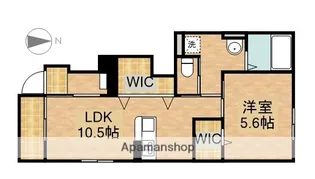 静岡県浜松市中央区白羽町【アパート】の間取り