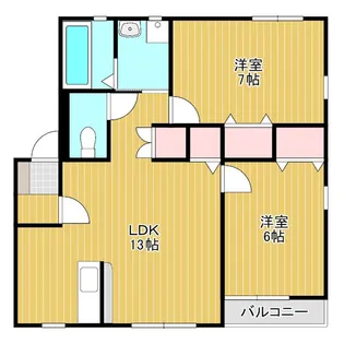 キューラティフⅥ【1階】の間取り