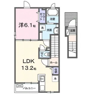 モカ?【2階】の間取り