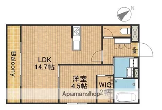 PALACE MOOYO【4階】の間取り