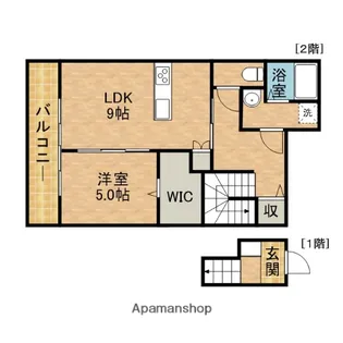 LOTUS石津中町【2階】の間取り