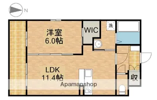 クレール奏KOMATSU【2階】の間取り