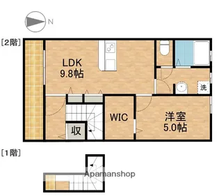 LOTUS三ヶ日【2階】の間取り