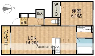 プレジール【1階】の間取り