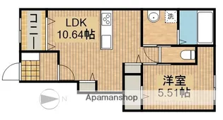 AFC RESIDENCE 磐田中泉【1階】の間取り