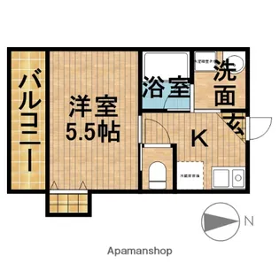 ドリムーン【2階】の間取り