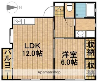 フローラル【B205号室】の間取り